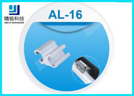 اتصالات لوله های آلومینیومی آلومینیومی AL-16 دو طرف اتصالات خارجی Anodizing Silver