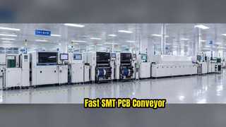 SMT PCB نوار نقاله PLC مونتاژ سریع را کنترل می کند