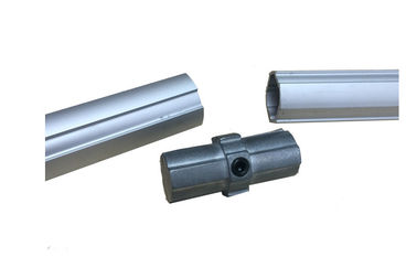 Dark Gray Zine - alloy Metal Pipe Connectors Aluminum Tube Fittings