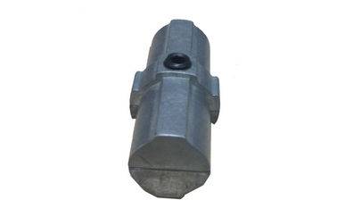 Dark Gray Aluminum  Tubing Connectors Aluminum Pipe Connector Smooth Surface