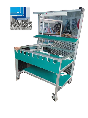 Dia Cast Aluminum Profile Workbench D Bracket Sandblasting Surface Treatment