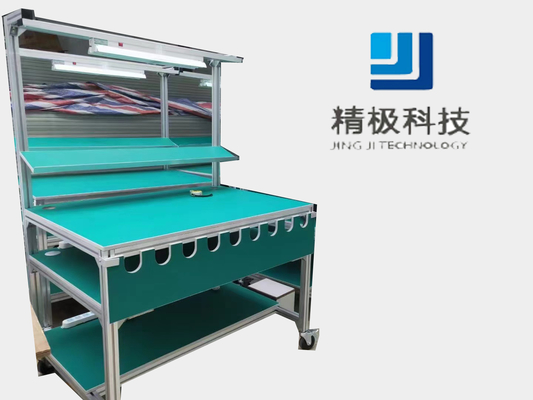 Dia Cast Aluminum Profile Workbench D Bracket Sandblasting Surface Treatment