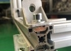 ADC-12 Aluminum Profile Corner Bracket Sandblasting Aluminum 90 Degree Angle Brackets