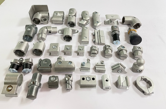 Industrial Use Table Aluminum Pipe Connector Flexible Elbow Connector