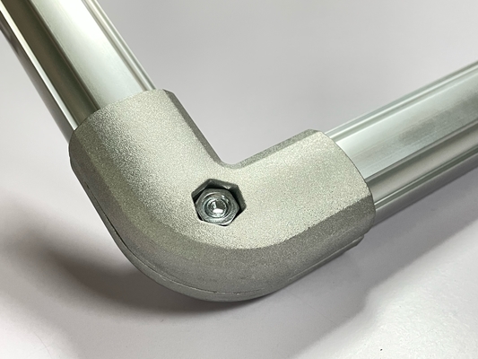 Industrial Aluminum Tube Connector Flexible Elbow Joint ADC-12 Material AL-2