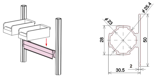 Casting Workbench Structural Aluminium Tube For Automatic Assembly Systems