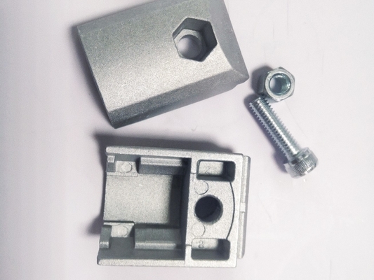 External Connection Aluminum Tube Fitting Claw Pattern Sandblasted AL-7