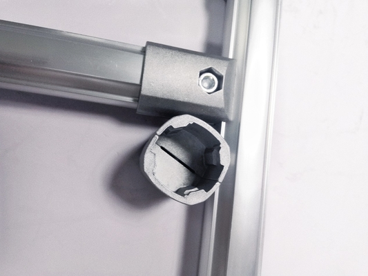 External Connection Aluminum Tube Fitting Claw Pattern Sandblasted AL-7