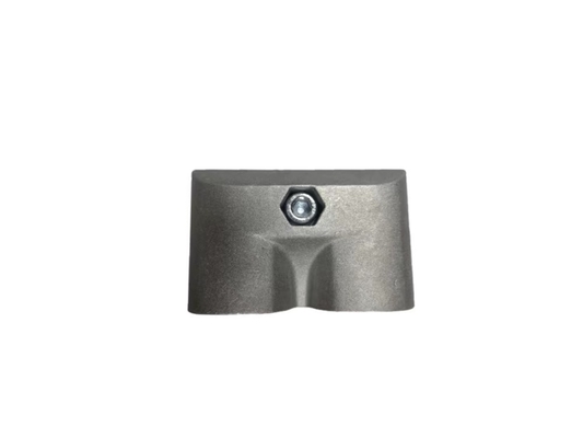 Parallel Double Aluminum Pipe Coupling Pipe Connector Sandblasted AL-9