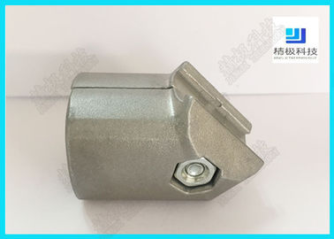 45 Degree Flexible aluminum pipe connectors Die casting AL -3 Anodizing Silver