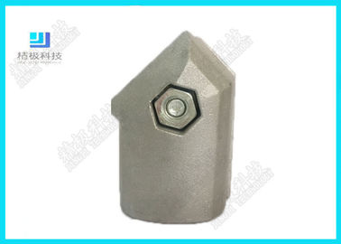 45 Degree Flexible aluminum pipe connectors Die casting AL -3 Anodizing Silver