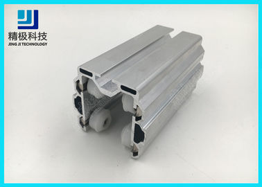 Aluminum Roller Track  28mm Aluminum Alloy PE Wheel Silver AL-44