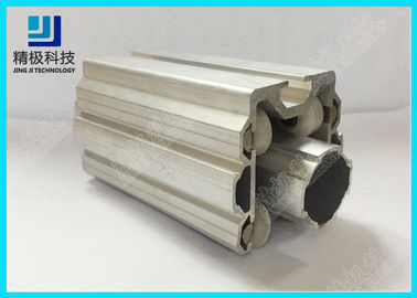 Aluminum Roller Track  28mm Aluminum Alloy PE Wheel Silver AL-44