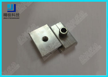 Double Connector Aluminum Tubing Joints Fitting 6063-T5 Silvery Type AL-6C