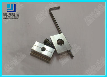 Double Connector Aluminum Tubing Joints Fitting 6063-T5 Silvery Type AL-6C