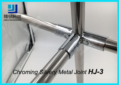 T Shape Vertical Metal Joint Chroming Connector For Industrial Stage HJ-3D