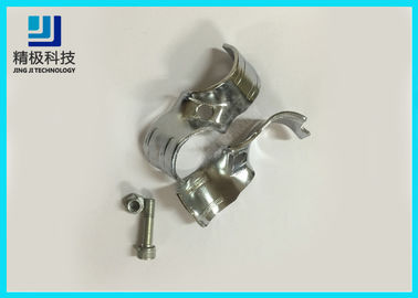 2 Pipe Mounting Bracket Chroming Joint Tube Metal Clamp For ESD Trolley HJ-6D