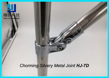 Universal Metal Joints Chrome Pipe Connectors For ESD Workbench HJ-7D
