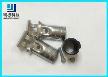 Metal Anti static Tee Hinge Joint Set Chrome Pipe Connectors Chorming Treatment