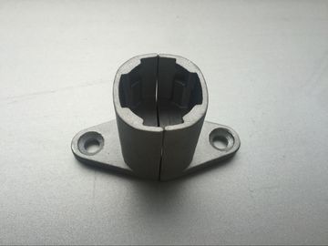 Aluminum Alloy Foot Cup Pipe Rack Fittings For Out Dia 28mm Pipe