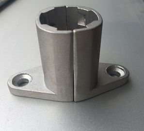 Aluminum Alloy Foot Cup Pipe Rack Fittings For Out Dia 28mm Pipe