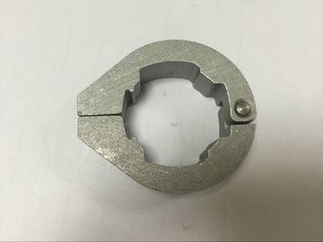 Sandblasting Aluminium Tube Connectors , Aluminum Pipe Coupling Casting