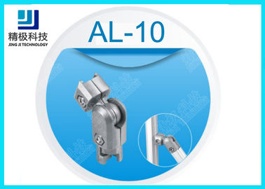 Connector Inner Cast Aluminum Pipe Fittings AL-10 180 Degree Free Rotation Silvery
