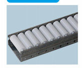 Aluminum Frame Roller Track Plastic Wheels Recyclable With PE Rollers 60-B