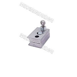 Connector Aluminum Tubing Joints AL-70 Sliver Color For Warehouse Rack ADC-12 Casting