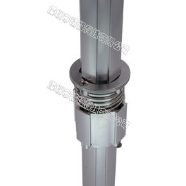 AL-57 Anodizing Female Aluminum Tubing Connectors Fitting Joint Of Pipe Rack System