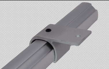 Sandblasting AL-11 Aluminum Tubing Joints Parallel Holder Plate Outer Connector