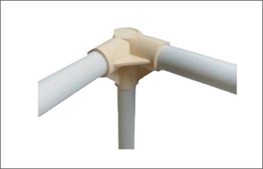 Dia 28mm ABS Plastic Pipe Joints Plastic Tubing Fittings For Lean Pipe System