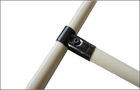 ABS Coated Pipe Metal Joint  28mm Diamerter  Pipe Joint and Pipe Fitting Tee