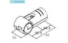 Smooth Industrial Pipe Fittings Nickel Plated / Galvanized Pipe Connectors