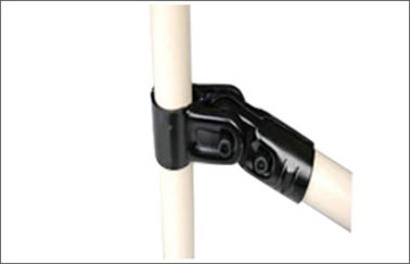 Industrial Metal Steel Pipe Connectors and Fittings For Display Rack , Flexible