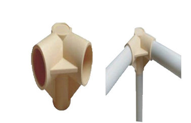 Dia 28mm ABS Plastic Pipe Joints Plastic Tubing Fittings For Lean Pipe System