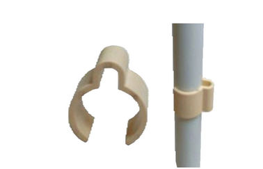 Reusable Stamping Light ABS Plastic Pipe Clamps / Connectors 6mm Thickness