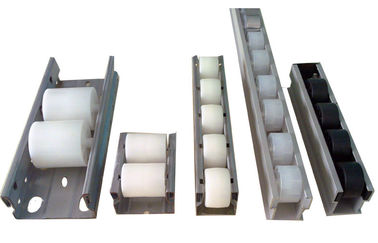 Sliding Industrial Iron Roller Track Gravitational rack accessories with PP wheel