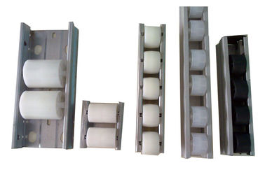 Sliding Industrial Iron Roller Track Gravitational rack accessories with PP wheel