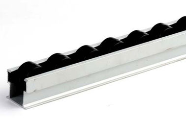 Aluminum Frame Track Plastic Wheels Recyclable 60mm Width With PE Rollers 60-A