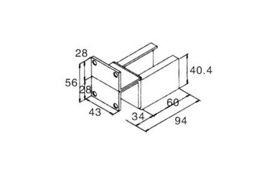Adjustable 28mm OD Flow Roller Track Joint in Coated Pipe In Industrial