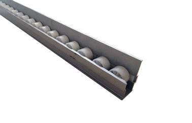 Aluminium Alloy Frame Sliding Roller Track With ESD Black Wheel and Aluminum Flange