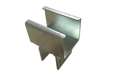 White Zinc Plated Sliding Roller Track Joint in Racking System / 28mm Coated Pipes