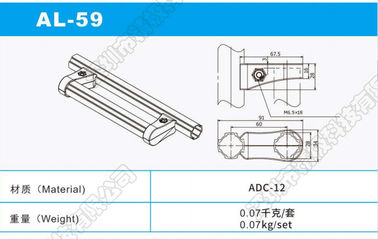 Parallel Holder Plate Outer Connector AL-59 Metal Pipe Fittings