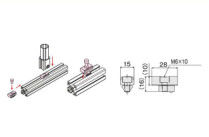 Alloy 6063-T5 Die Casting Aluminum Pipe Connector AL-23A