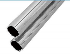 AL-B Die Casting Aluminum Alloy Tube 6063-T5 With Flange Silver White