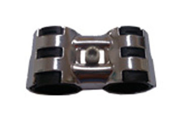 Flexible Metal Chrome Pipe Connectors , 2.5 Mm Thickness SPCC Steel