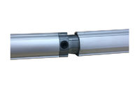 Dark Gray Aluminum  Tubing Connectors Aluminum Pipe Connector Smooth Surface