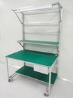 قفسه های سفارشی قابل جابجایی میز کار لوله های آلیاژ آلومینیوم ESD بارگیری