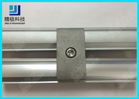 Plate Type Connection Sandblasting Aluminium Tube Joints Parallel Holder AL-11